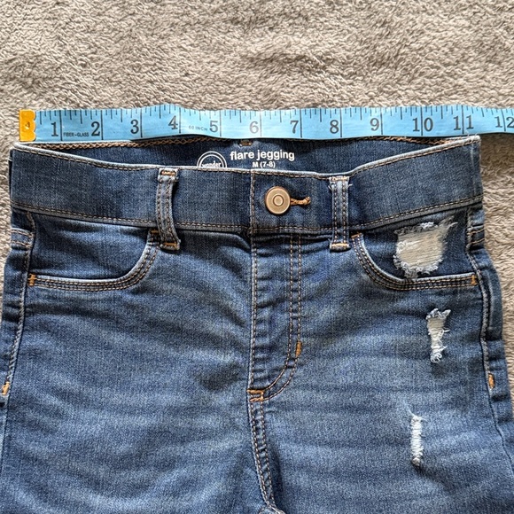 Wonder Nation Kids Blue Distressed Jeans - Picture 3 of 10